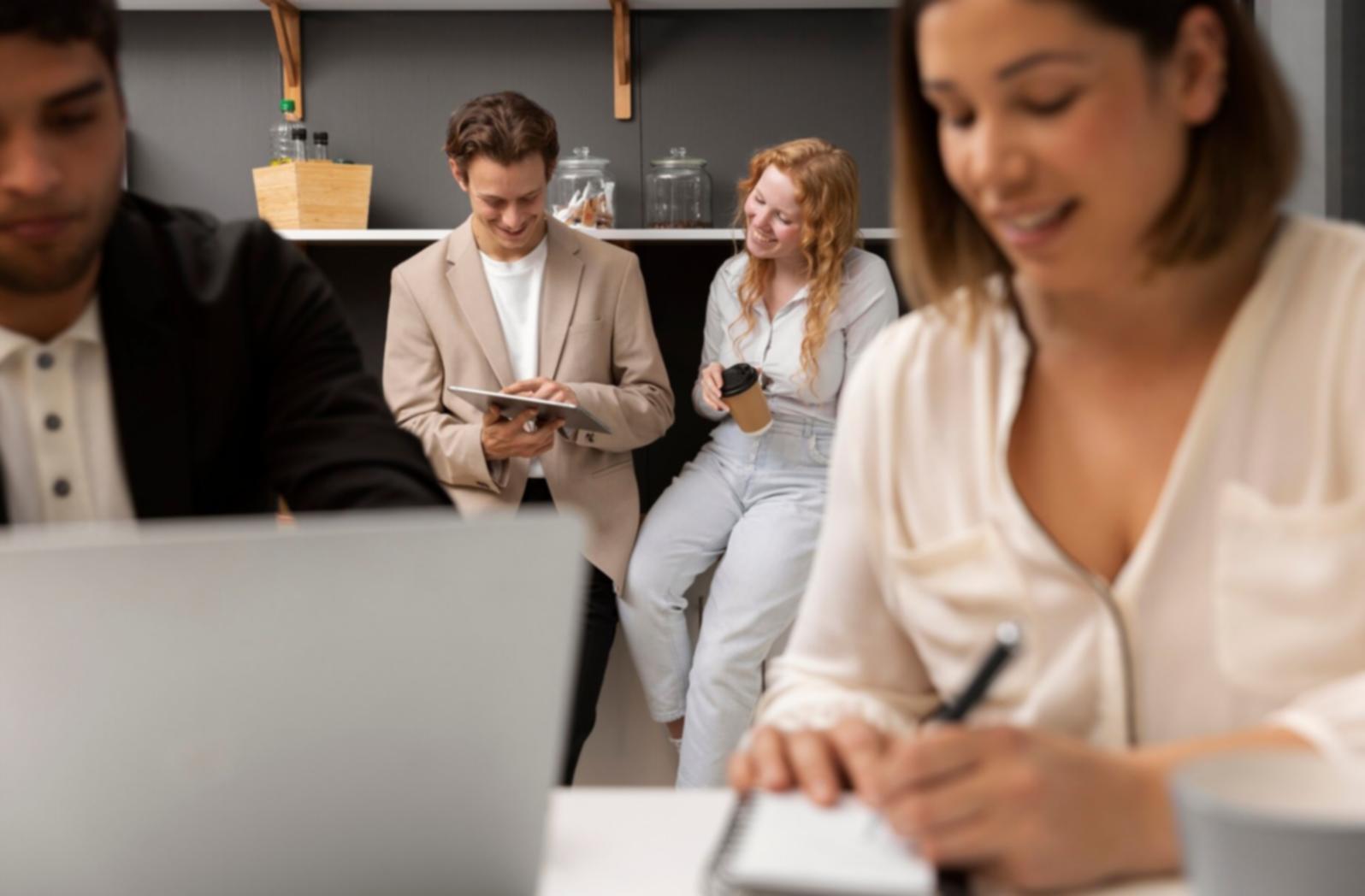 Espace de travail collaboratif chez oranexhaeon